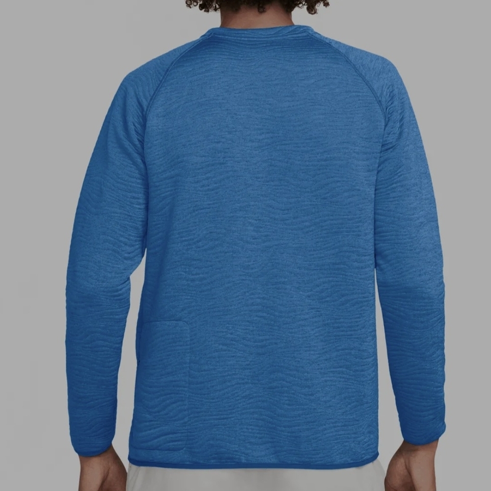 Nike Tour Dri-FIT Golf Crew Sweatshirt FD5835-435 Sky Blue Men's L NWT - Picture 2 of 9